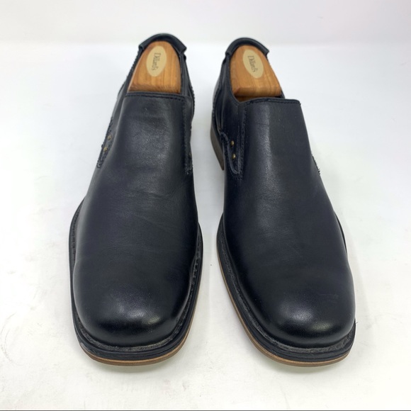 NWOT Bed Stu Men’s Black Leather Slip On Loafers 9 main image 7